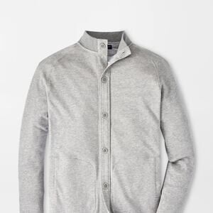 Peter Millar 2XL Baldwin Cotton Cashmere Knit Jacket - Gray